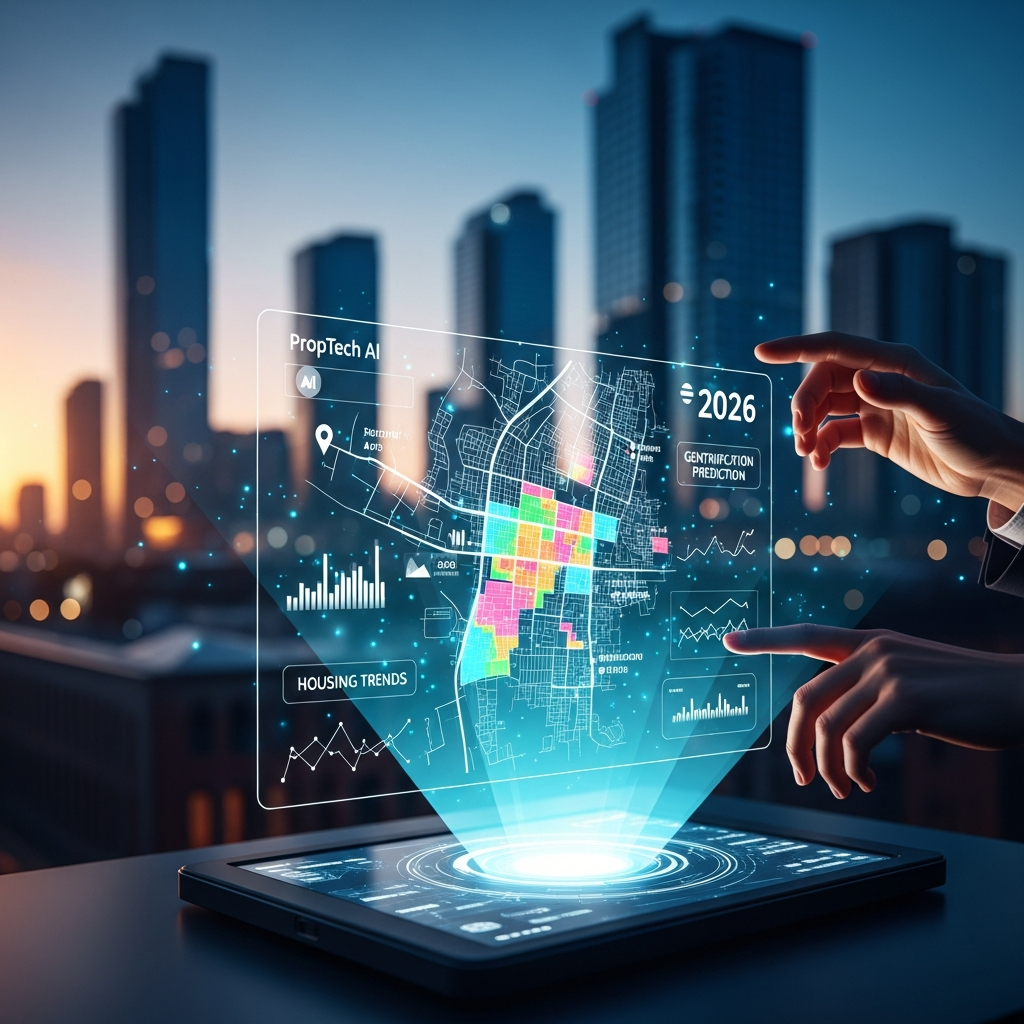 Using PropTech AI to predict neighborhood gentrification in 2026