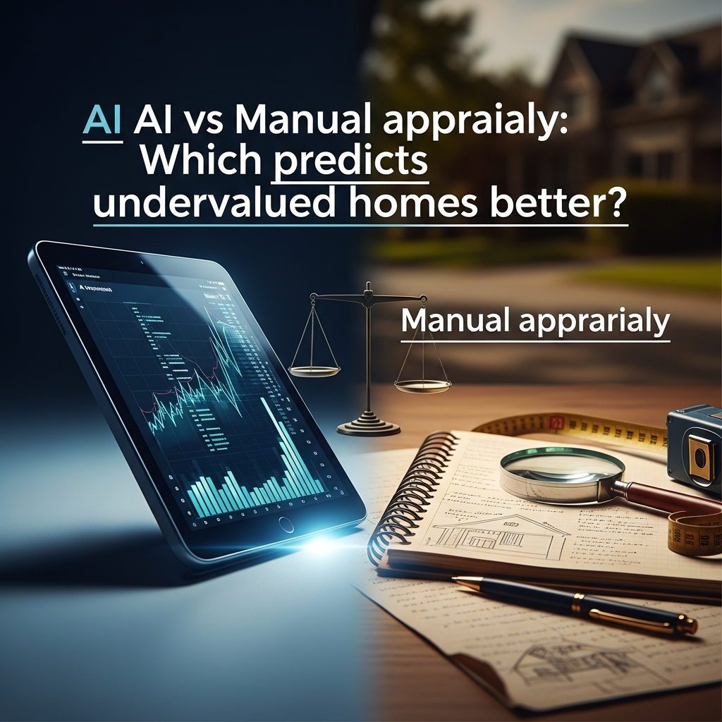 AI vs Manual appraisal: Which predicts undervalued homes better?
